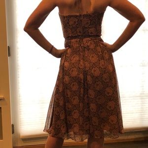 SOLD! Shoshanna floral corset dress